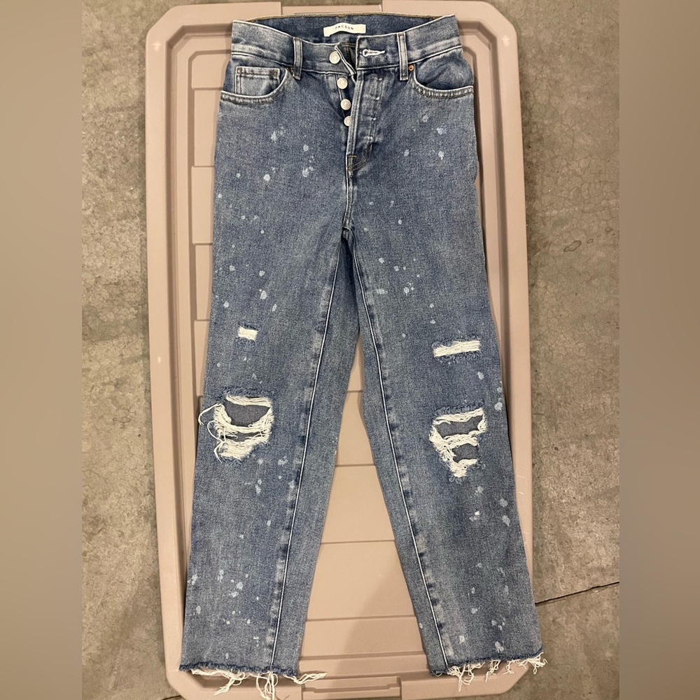 Pacsun high rise straight jeans.